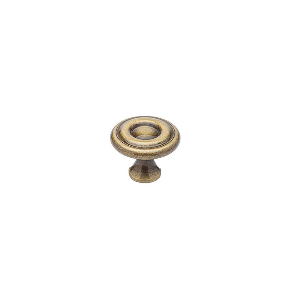 Colonial Bronze Cabinet Knob Hand Finished in Distressed Oil Rubbed Bronze