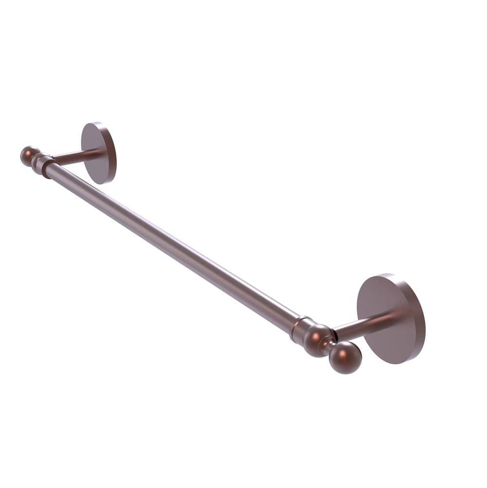 Allied Brass 1072/18-PEW Skyline Collection 18 Inch Double Towel Bar Antique Pewter 