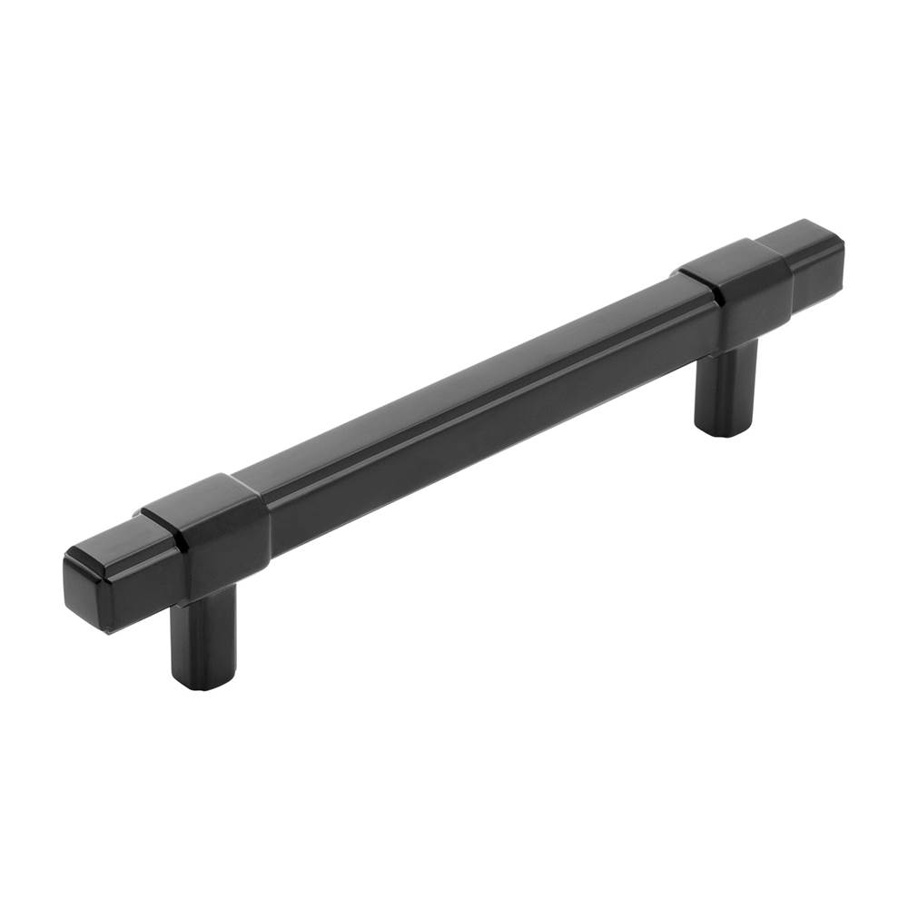 Belwith Keeler Monroe Collection Pull 5-1/16 Inch (128mm) Center to Center Matte Black Finish