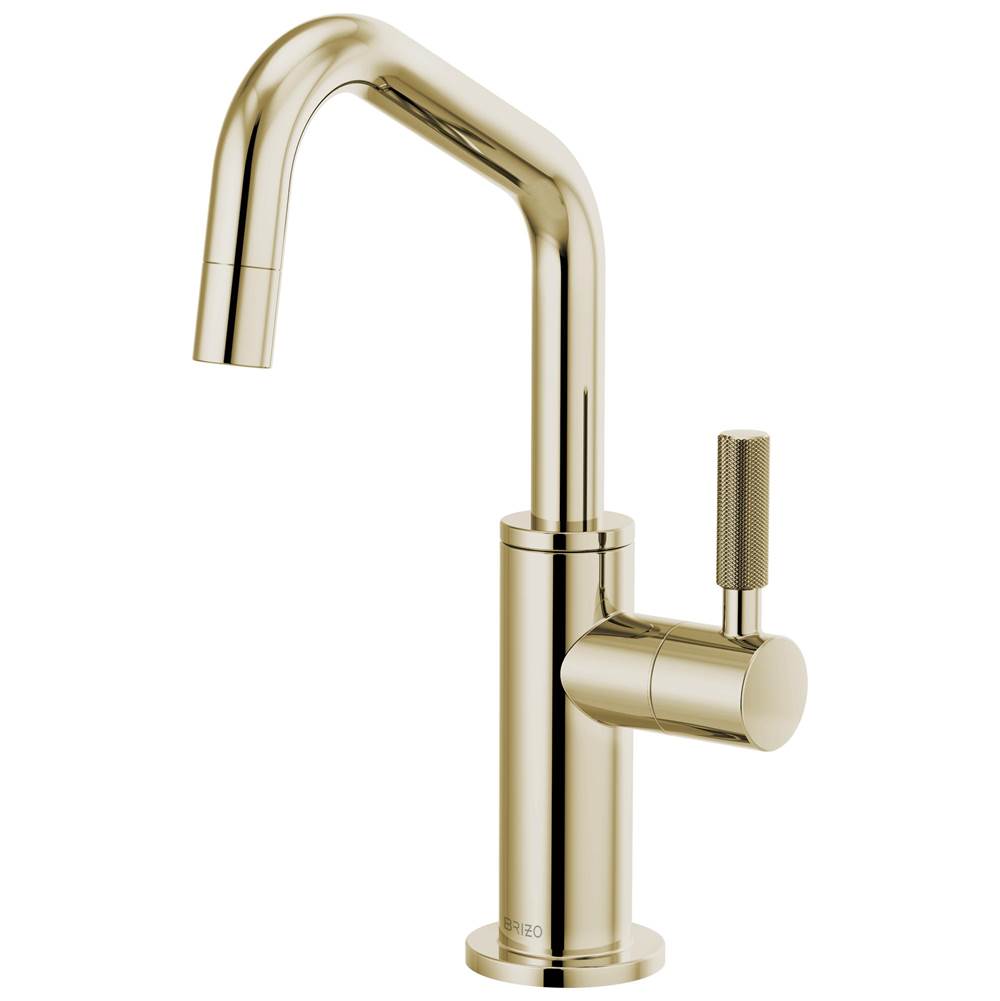 Brizo Litze® Beverage Faucet with Angled Spout and Knurled Handle