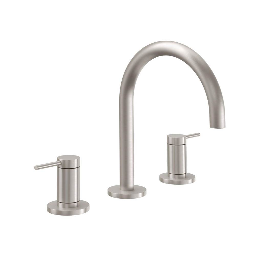 California Faucets 8'' Widespread Lavatory Faucet with ZeroDrain - High Spout