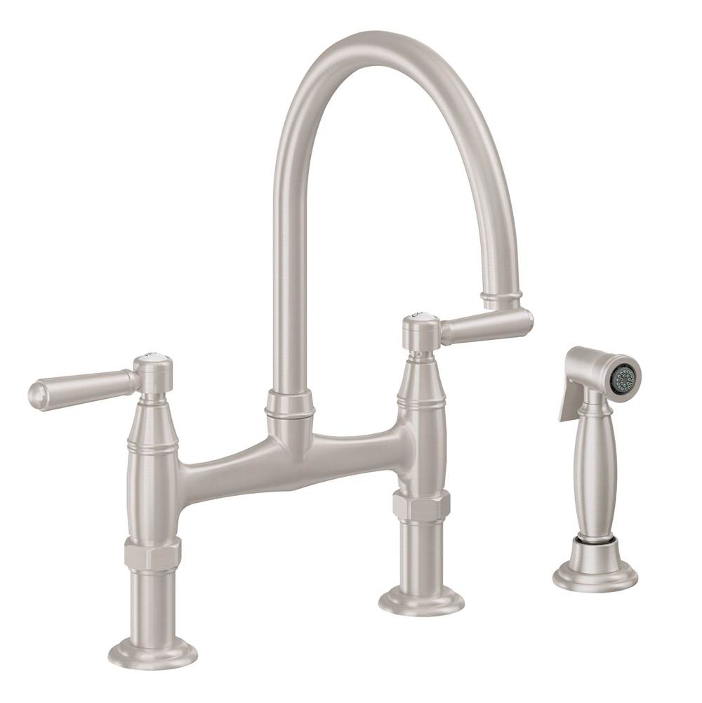 California Faucets Bridge Kitchen Faucet with Sidespray