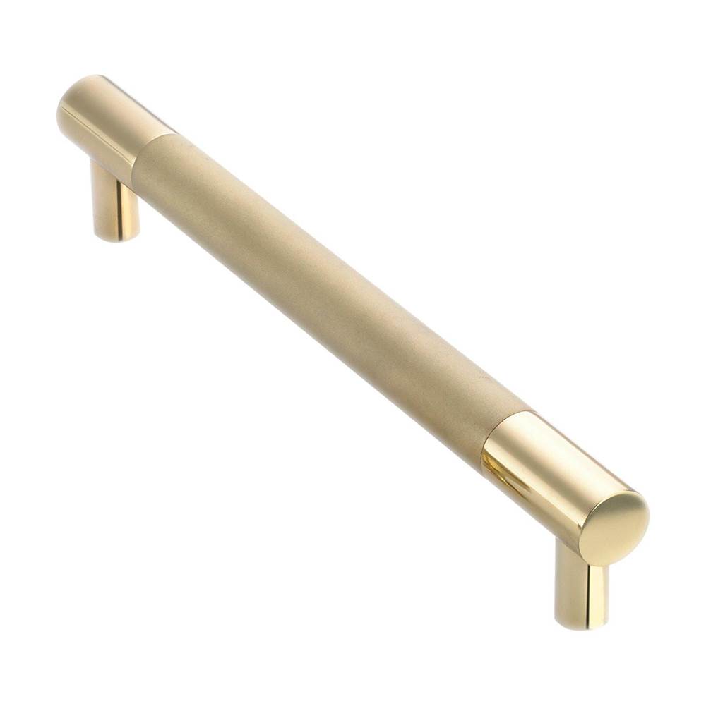 Colonial Bronze Cabinet, Appliance, Door and Shower Door Pull Hand Finished in Antique Satin Brass and Satin Brass