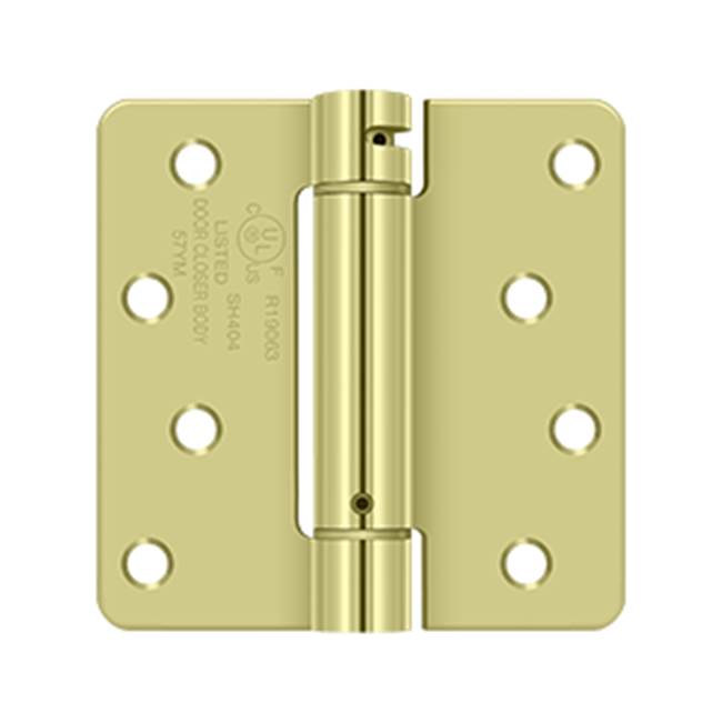 Deltana 4'' x 4'' x 1/4'' Spring Hinge, UL Listed