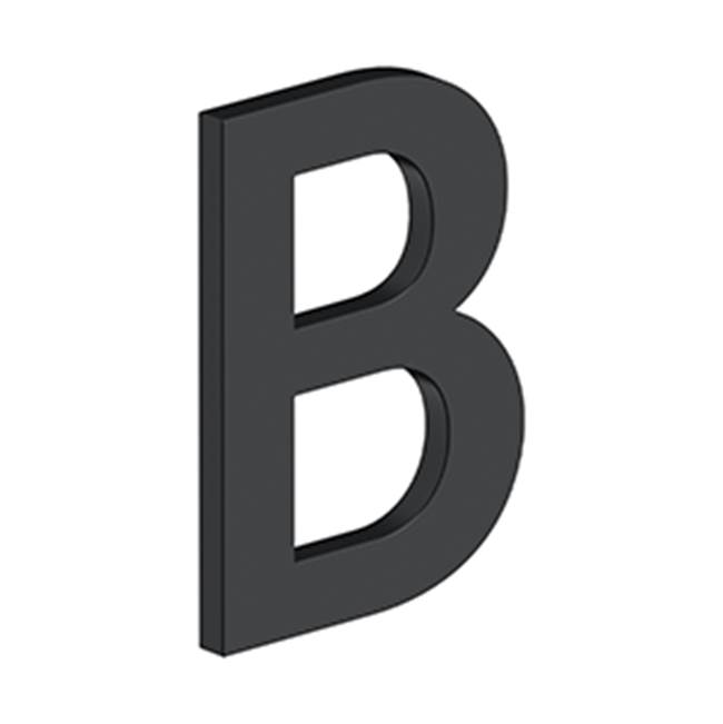 Deltana 4'' LETTER B, B SERIES WITH RISERS, STAINLESS STEEL