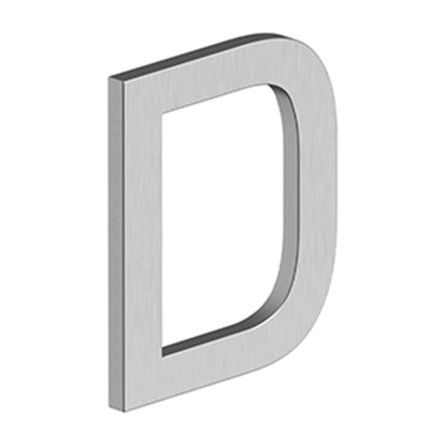 Deltana 4'' LETTER D, E SERIES WITH RISERS, STAINLESS STEEL