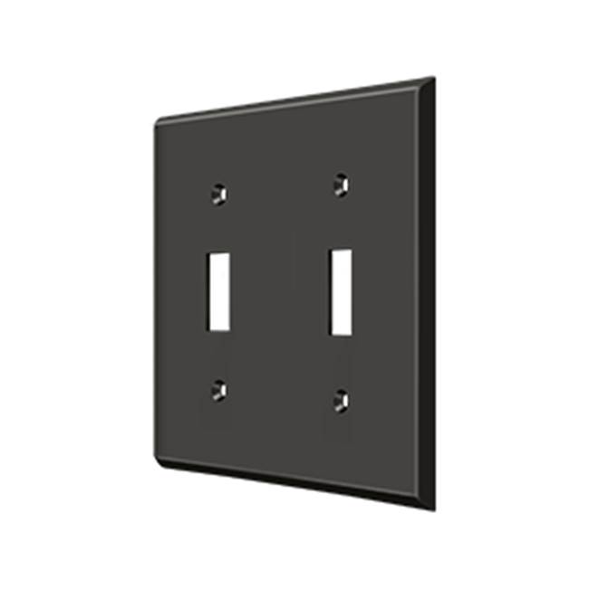 Deltana Switch Plate, Double Standard