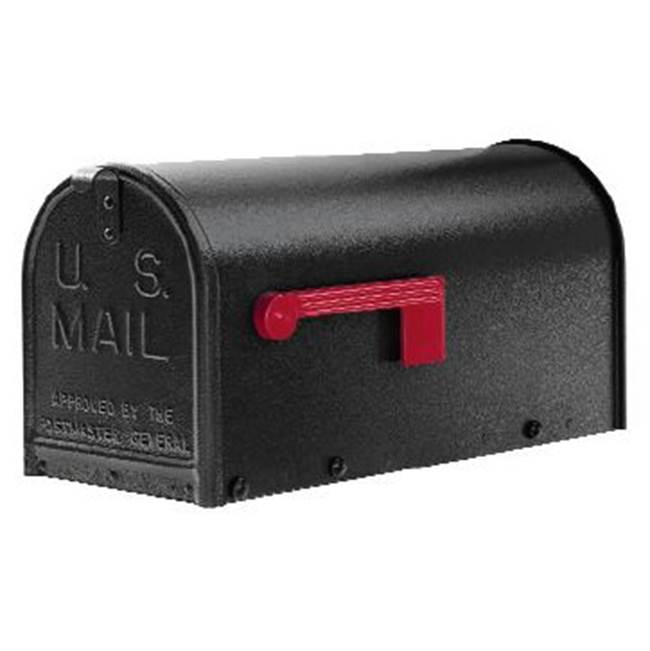 Gaines Manufacturing Janzer Textured Black Mailbox