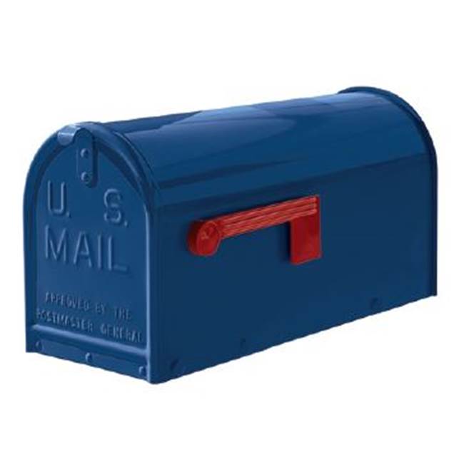 Gaines Manufacturing Janzer Gloss Blue Mailbox