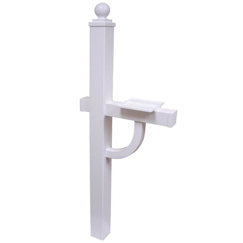 Gaines Manufacturing Keystone Series® Deluxe Post White