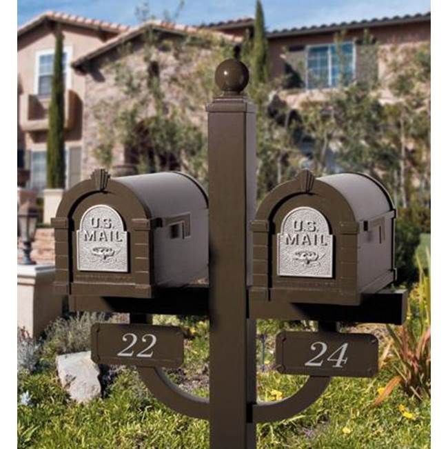 Gaines Manufacturing Keystone Series® Double Deluxe Post Black