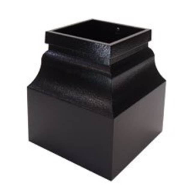 Gaines Manufacturing Keystone Series® Decorative Post Cuff Black