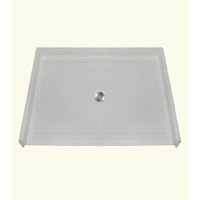 Health at Home RBSP 48x36'' Low threshold shower pan. White. Center drain.