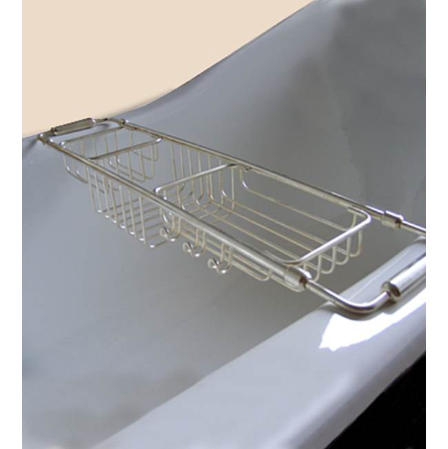 Herbeau Bath Bridge with Racks in Polished Lacquered Copper