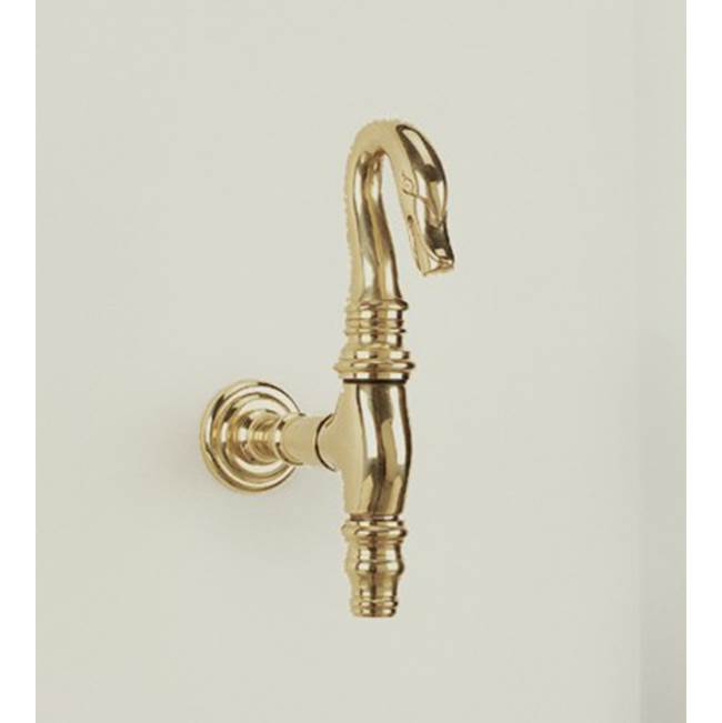 Herbeau ''Col Vert'' Tap Wall Mounted in Polished Lacquered Copper