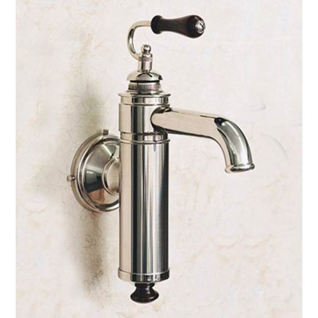 Herbeau ''Estelle'' Wall Mounted Single Lever Mixer with Ceramic Cartridge in Wooden Handle,Solibrass