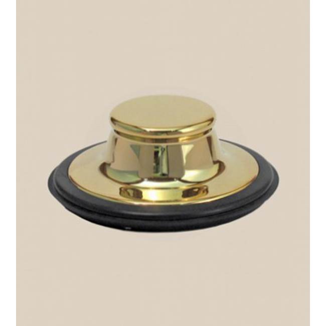 Herbeau Garbage Disposal Stopper in Polished Copper and Brass