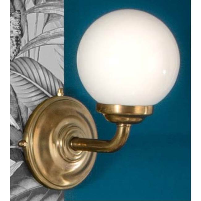 Herbeau ''Lille'' Wall Light in Weathered Brass