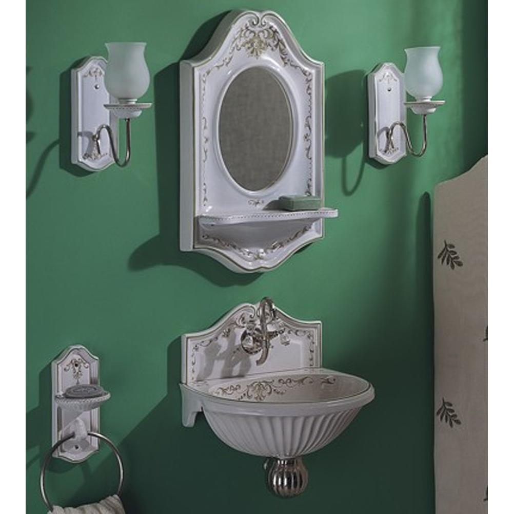 Herbeau ''Sophie'' Wall Light in Romantique, Solibrass