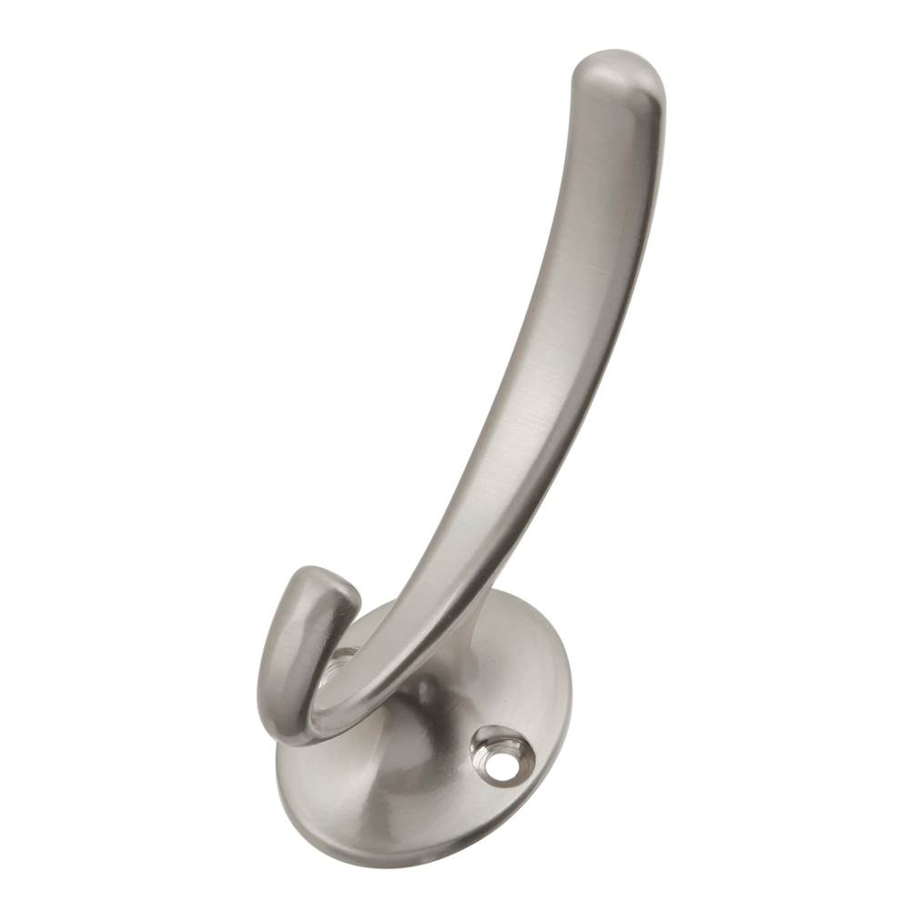 Hickory Hardware Coat Hook Double 7/8 Inch Center to Center
