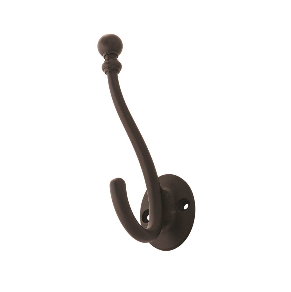 Hickory Hardware Coat and Hat Hook 5-1/4 Inch Long