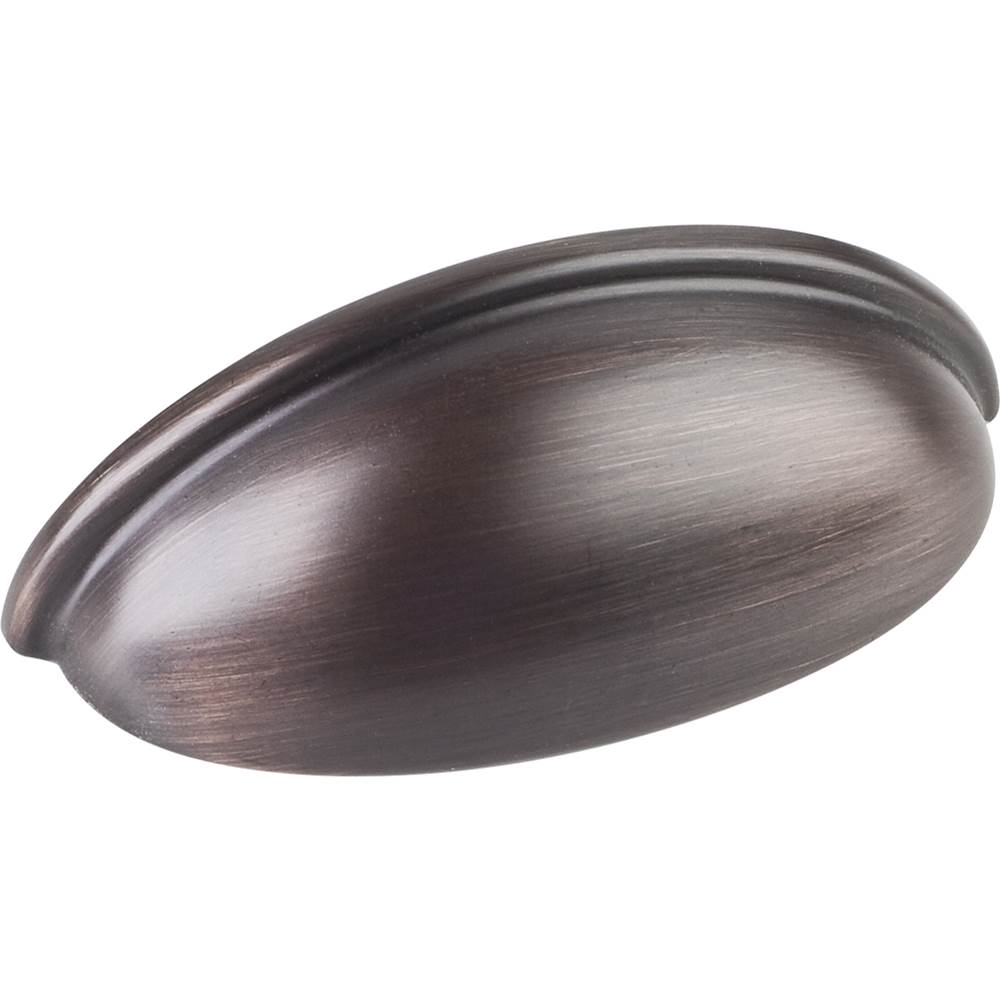 Hardware Resources 3'' Center-to-Center Brushed Oil Rubbed Bronze Florence Cabinet Cup Pull