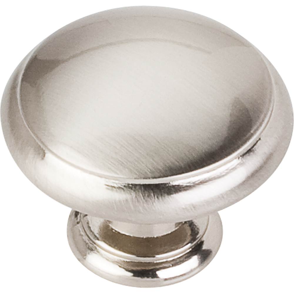 Hardware Resources 1-3/16'' Diameter Satin Nickel Gatsby Cabinet Mushroom Knob