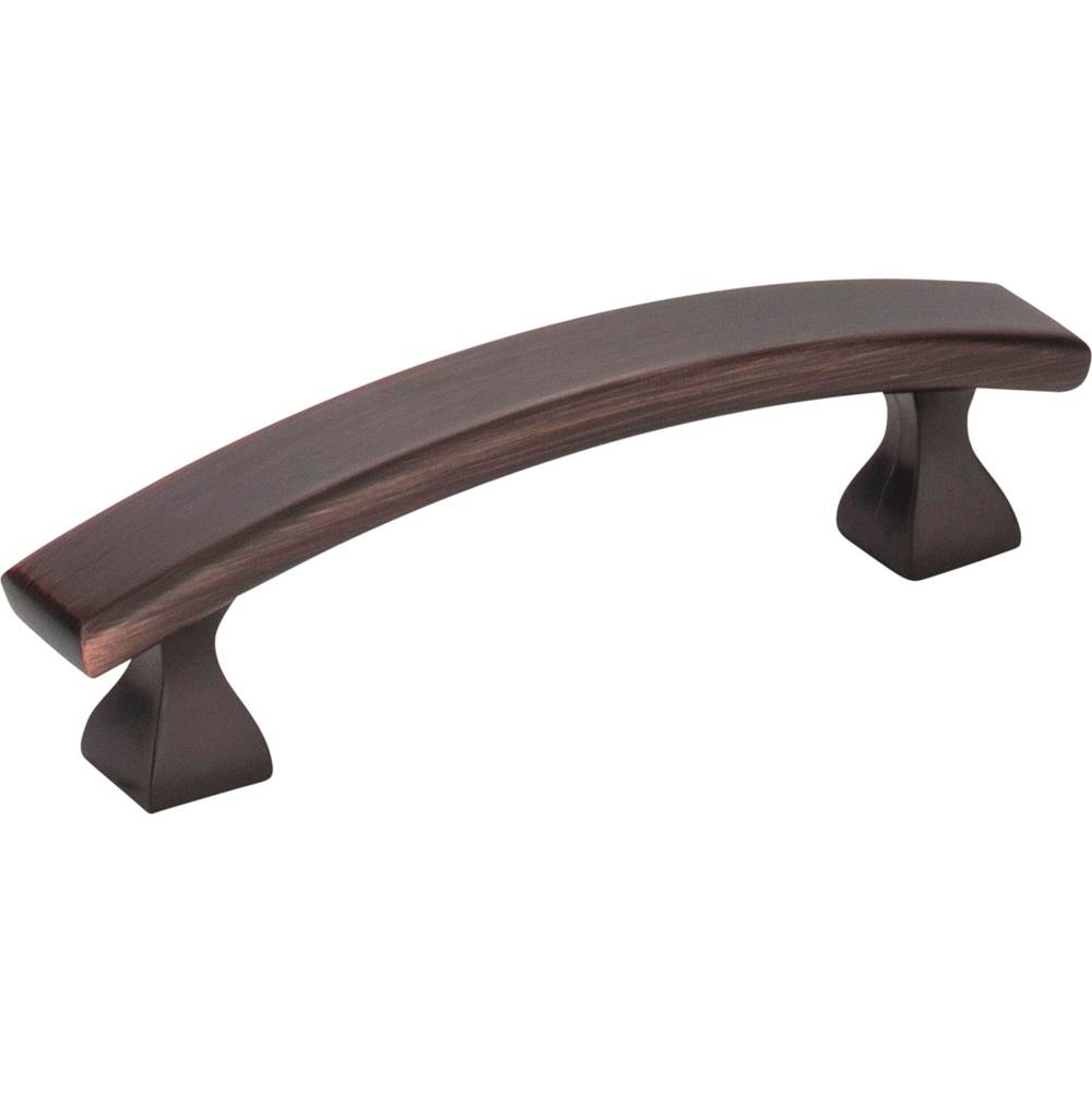 Hardware Resources 3'' Center-to-Center Brushed Oil Rubbed Bronze Square Hadly Cabinet Pull