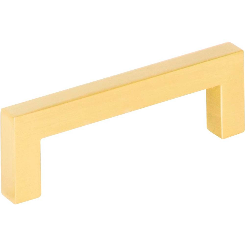Hardware Resources 3'' Center-to-Center Brushed Gold Square Stanton Cabinet Bar Pull