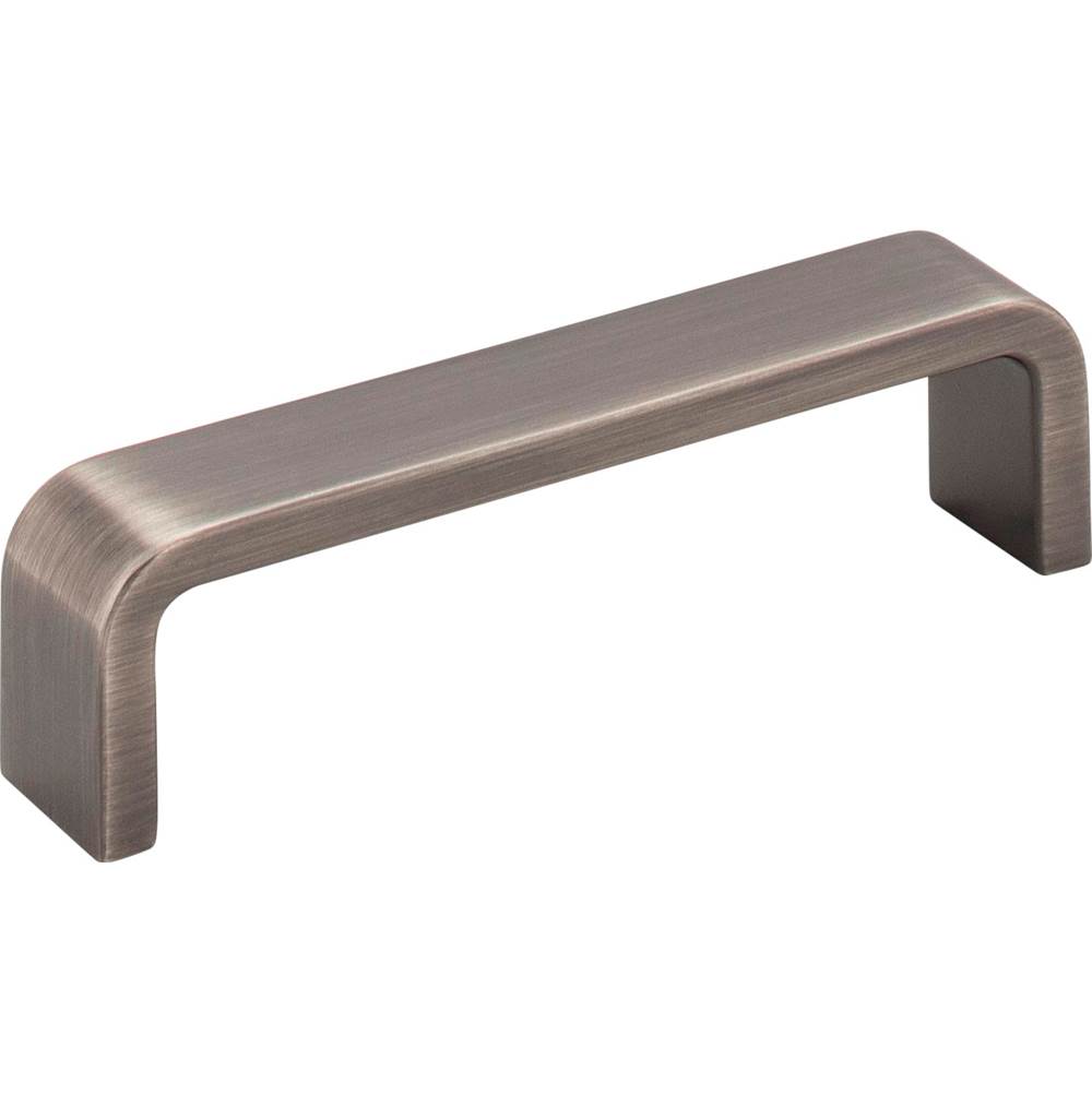 Hardware Resources 96 mm Center-to-Center Brushed Pewter Square Asher Cabinet Pull