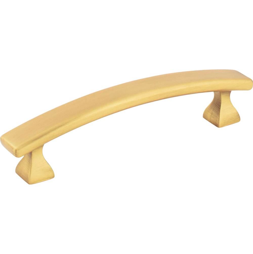 Hardware Resources 96 mm Center-to-Center Brushed Gold Square Hadly Cabinet Pull