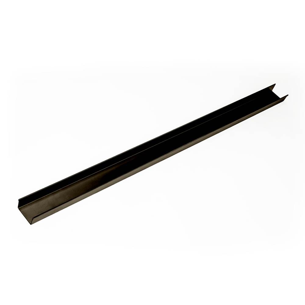 Infinity Drain 48'' Stainless Steel Open Ended Channel for S-TIFAS 65/99 Series in Oil Rubbed Bronze