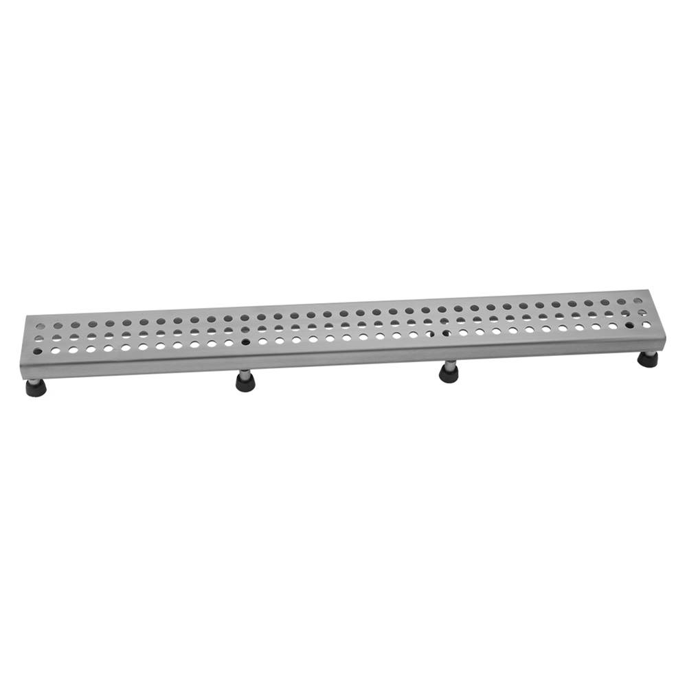 Jaclo 48'' Channel Drain Round Dotted Grate