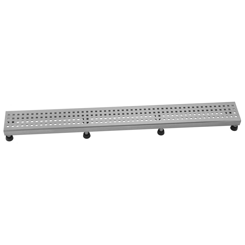 Jaclo 48'' Channel Drain Square Dotted Grate