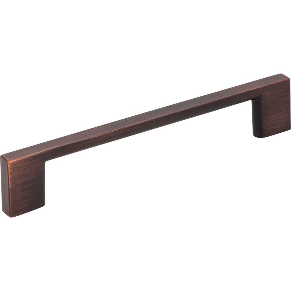 Jeffrey Alexander 128 mm Center-to-Center Brushed Oil Rubbed Bronze Square Sutton Cabinet Bar Pull