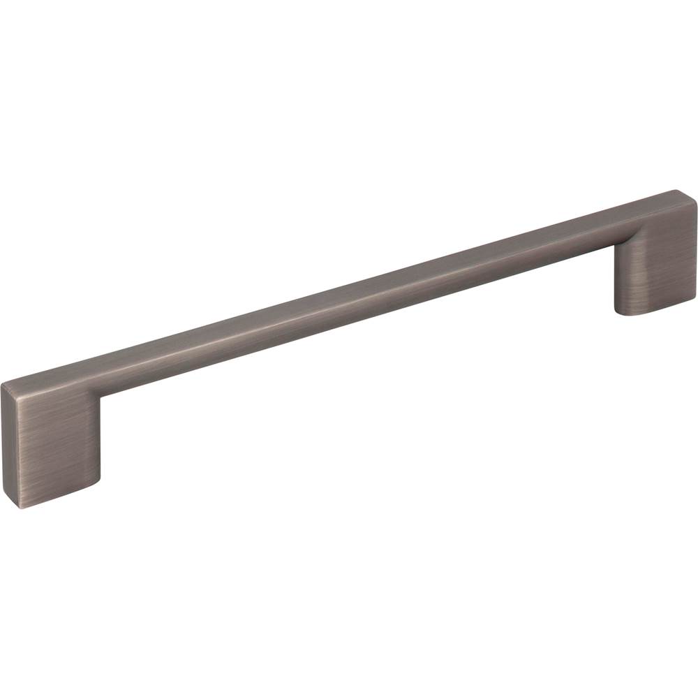 Jeffrey Alexander 160 mm Center-to-Center Brushed Pewter Square Sutton Cabinet Bar Pull