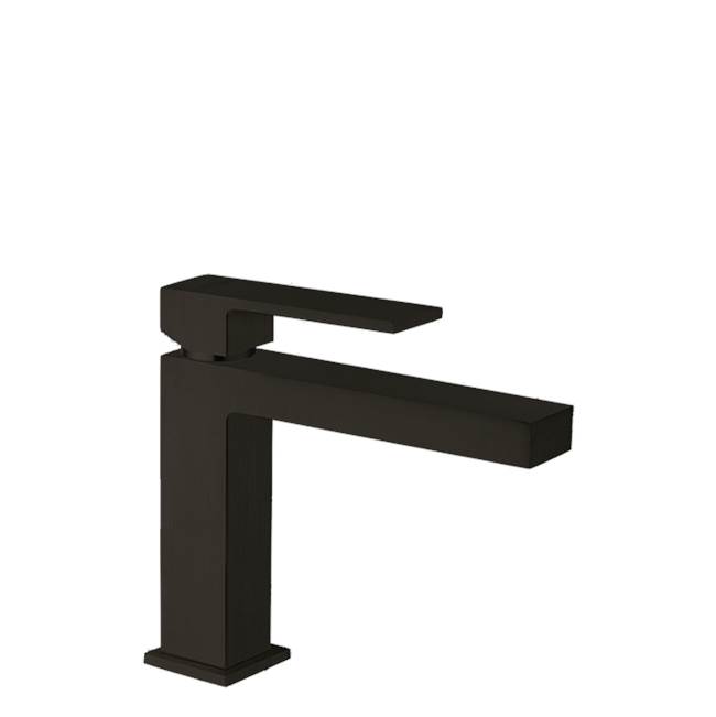 Latoscana Quadro single lever handle lavatory faucet in black