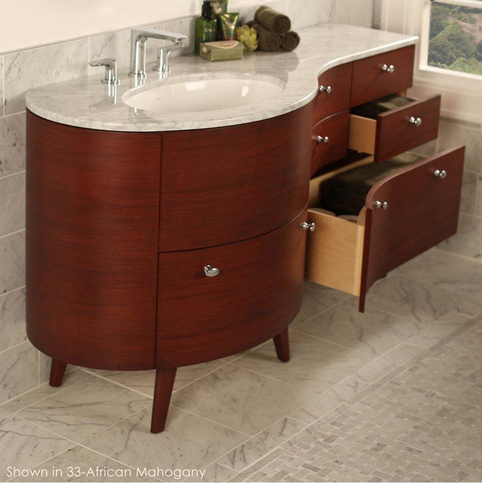 Lacava Free-standing under-counter vanity for one Bathroom Sink on the right