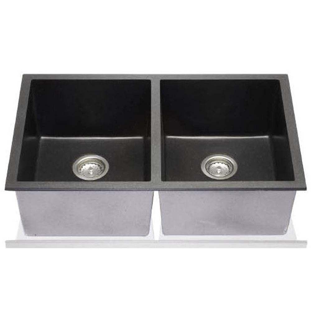 Lenova NOVAGRANITE® Composite Black Kitchen Sink 32''