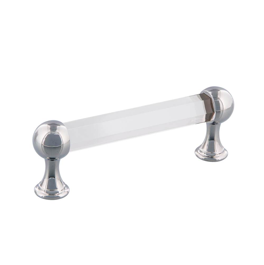 Nostalgic Warehouse Nostalgic Warehouse Crystal Handle Pull 3.75'' On Center in Bright Chrome