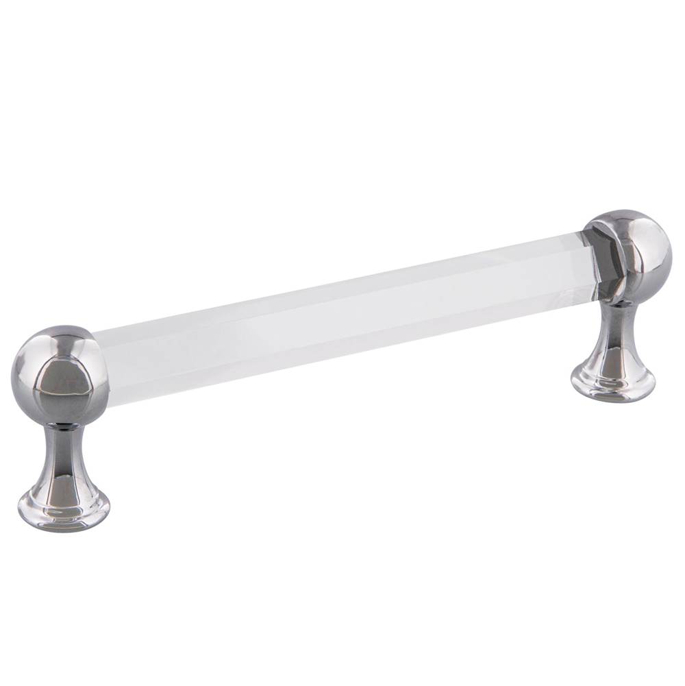 Nostalgic Warehouse Nostalgic Warehouse Crystal Handle Pull 5'' On Center in Bright Chrome