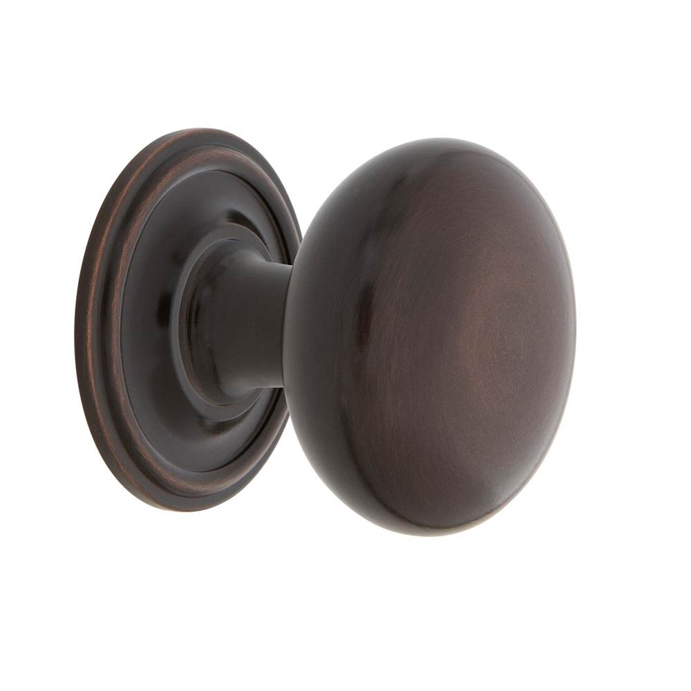 Nostalgic Warehouse Nostalgic Warehouse New York Brass 1 3/8'' Cabinet Knob with Classic Rose in Timeless Bronze