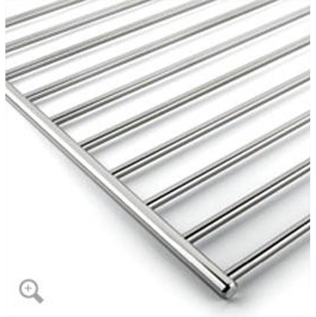 Palmer Industries Tubular Shelf Up To 90'' in Satin Nickel Un-Lacquered