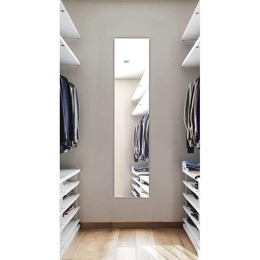 SIDLER® Tall Full Length Mirror Door with Left hinge W 15 1/4'' / H 60'' / D 4''