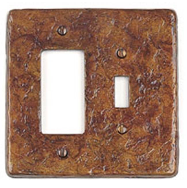 Soko by Jaye Design Wall Plate Cover 5w x 5h - Antique