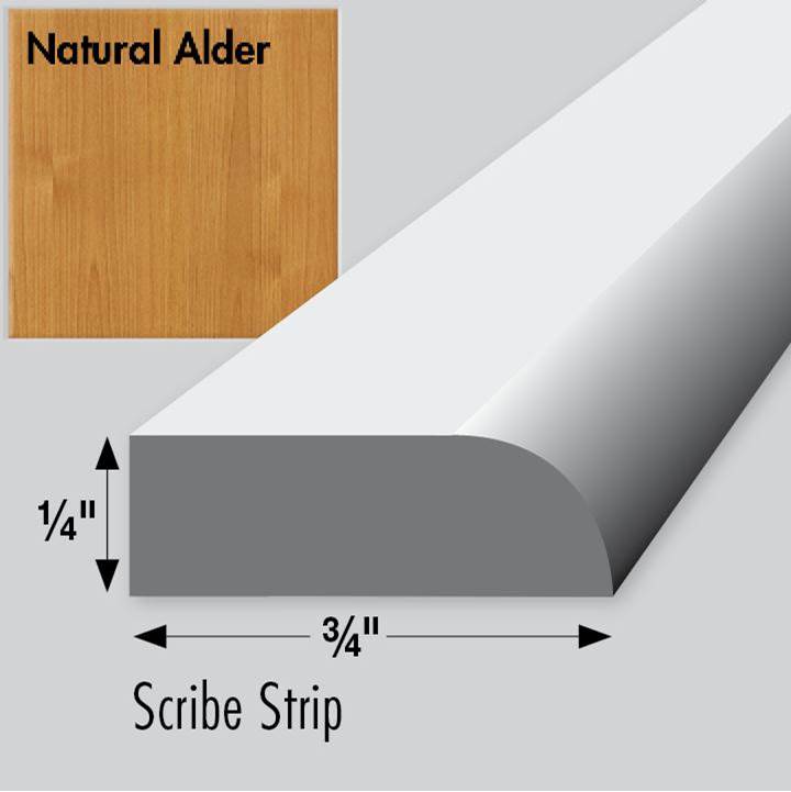 Strasser Woodenworks .25 X .75 X 48 SIMPLICITY SCRIBE NAT ALDER