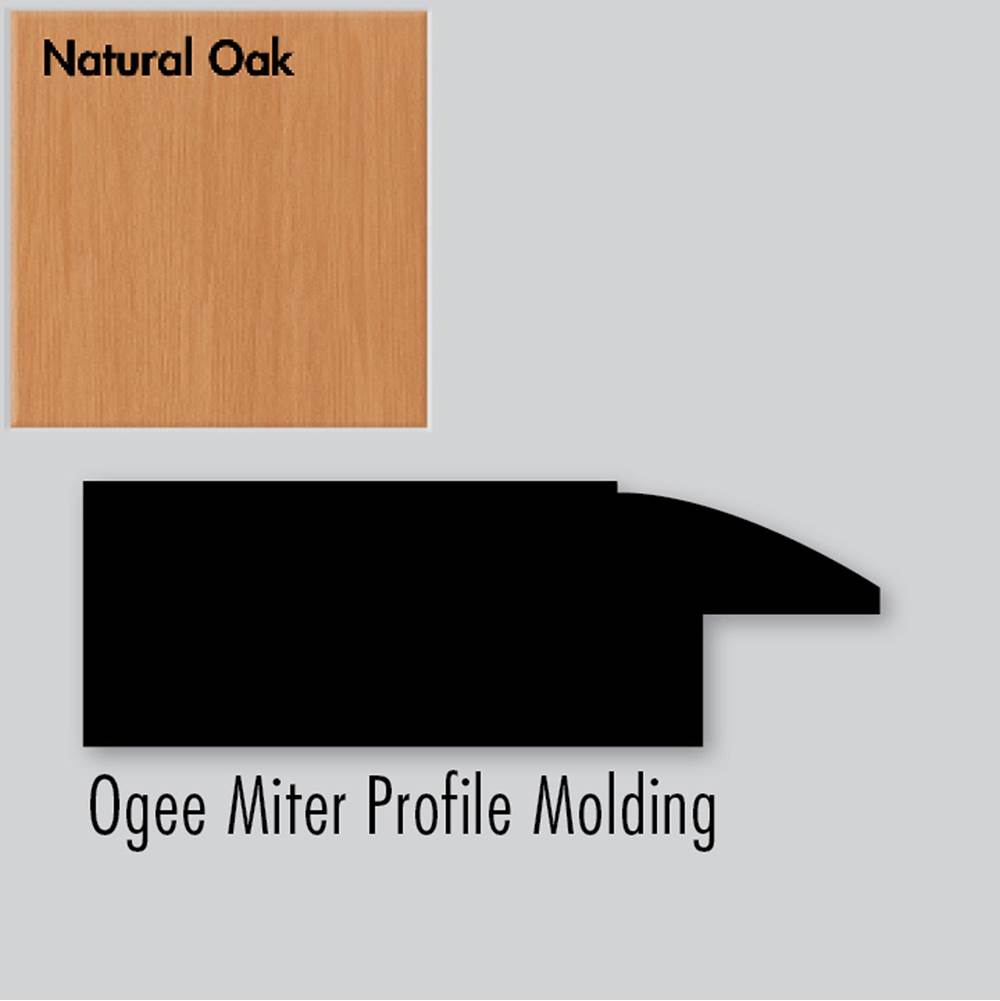Strasser Woodenworks 2.25 X .75 X 72 Molding Ogee Miter Nat Oak