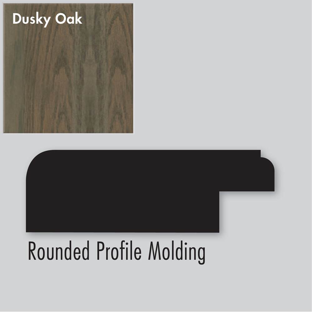 Strasser Woodenworks 2.25 X .75 X 72 Molding Round Dusky Oak
