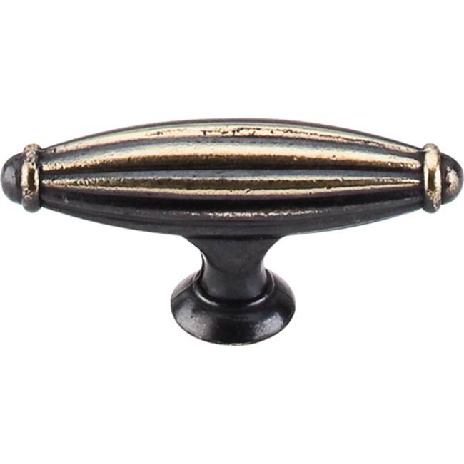 Top Knobs Tuscany T-Handle 2 5/8 Inch Dark Antique Brass