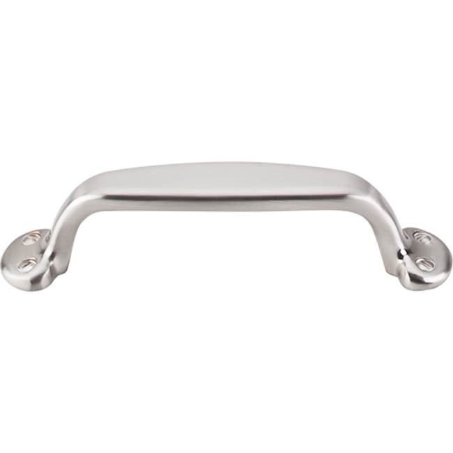 Top Knobs Trunk Pull 3 3/4 Inch (c-c) Brushed Satin Nickel